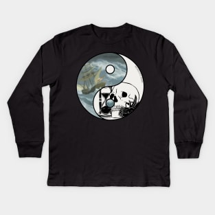 Stoic Yin Yang Kids Long Sleeve T-Shirt